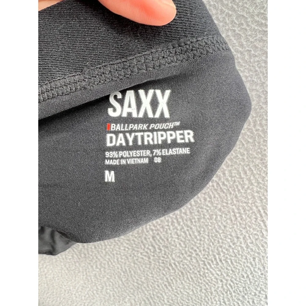 Saxx Daytripper Boxer Briefs Mens Medium Black BallPark Pouch Lot of 5 Underwear